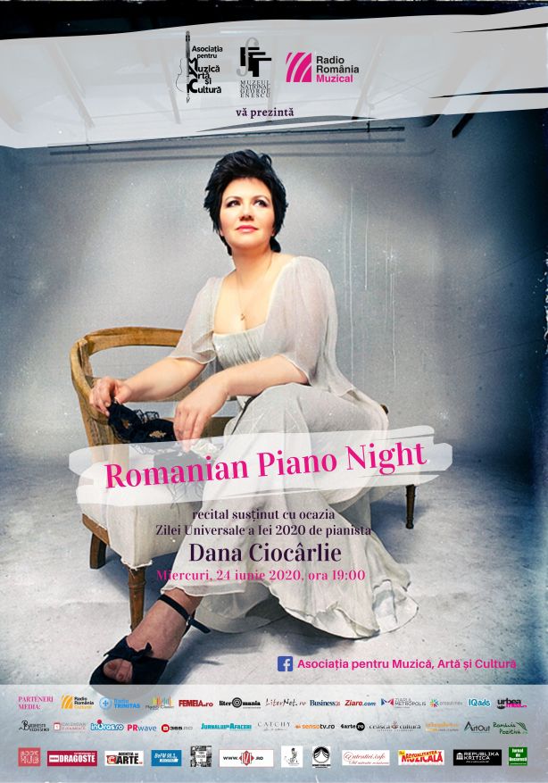 Afis Romanian Piano Night